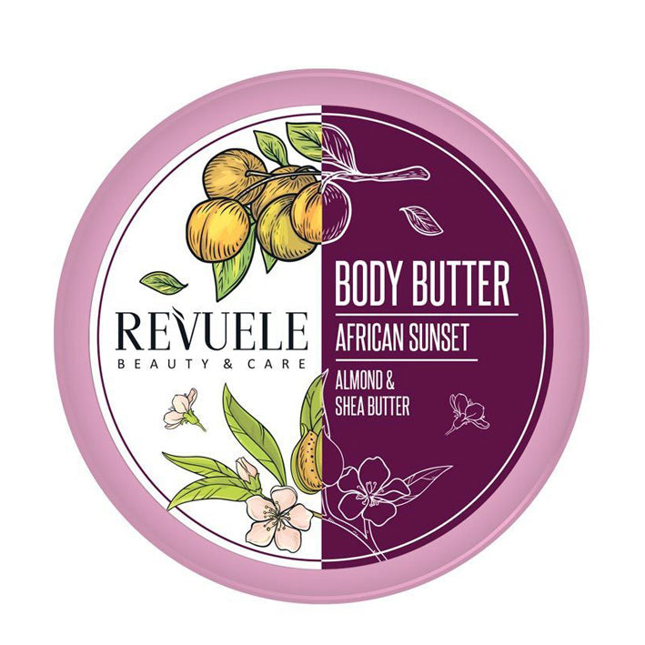 Revuele Body Butter African Sunset Almond & Shea 200 ML - MyKady