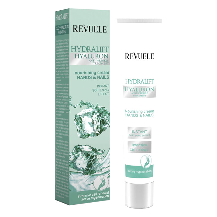 Revuele Hydralift Hyaluron Hands & Nails Nourishing Cream Instant Softening Effect - 50 ML - MyKady