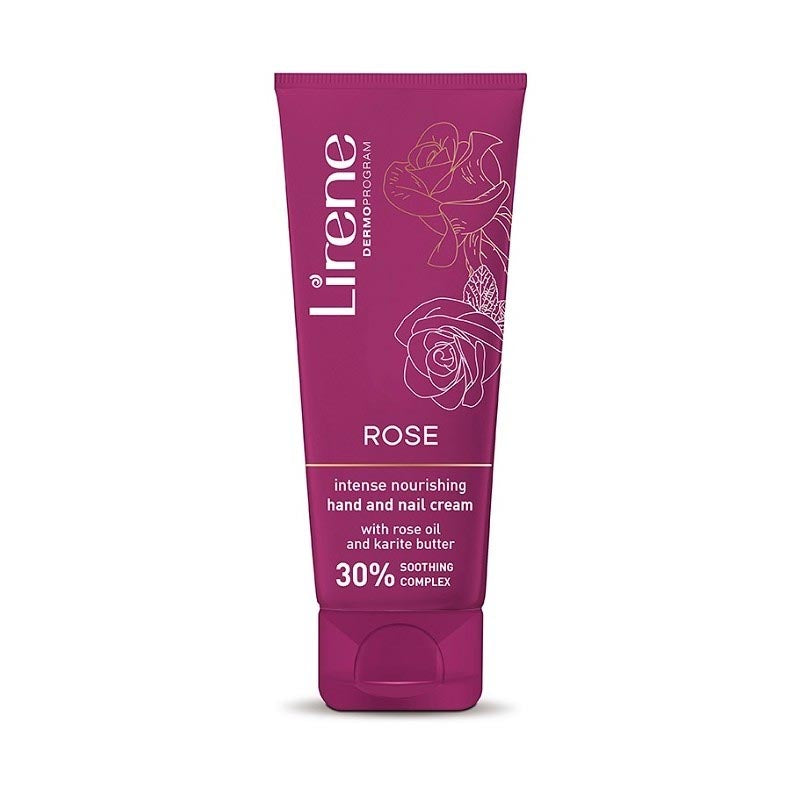 Lirene Hand Cream Rose 75ml - MyKady