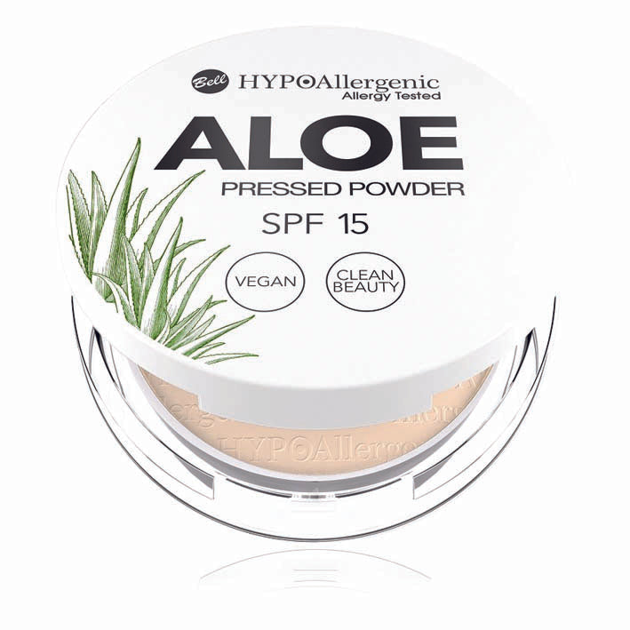 Bell Hypoallergenic Aloe Vegan SPF15 Pressed Powder - MyKady
