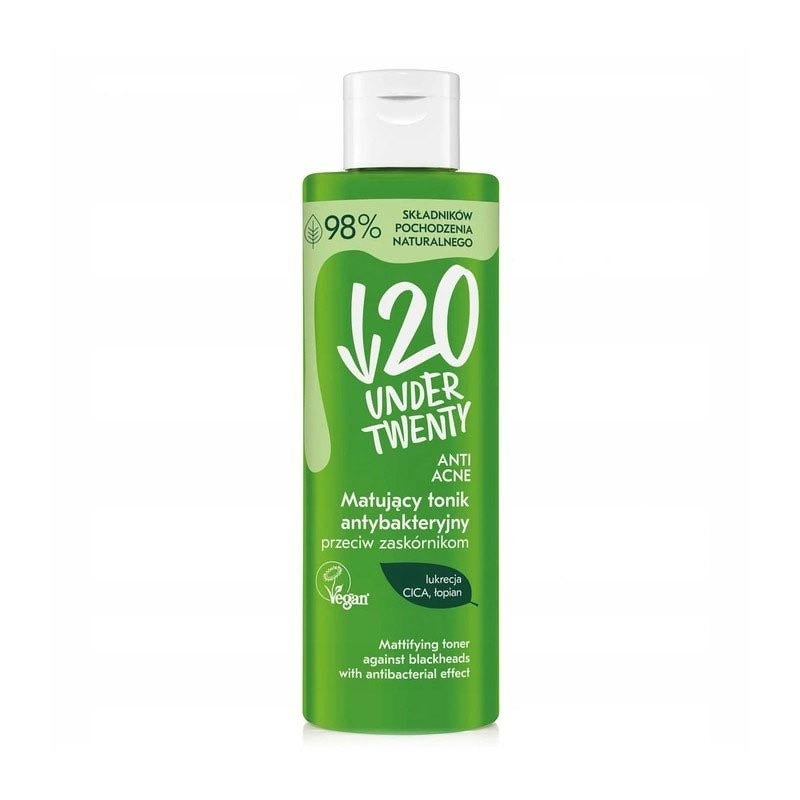 Lirene Under Twenty Mattifying Toner  With Antibacterial Effect  200Ml - MyKady