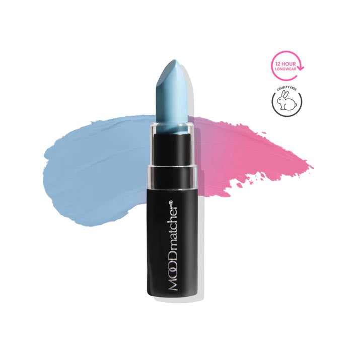 MoodMatcher Color Changing Lipstick Light Blue To Very Light Pink - MyKady