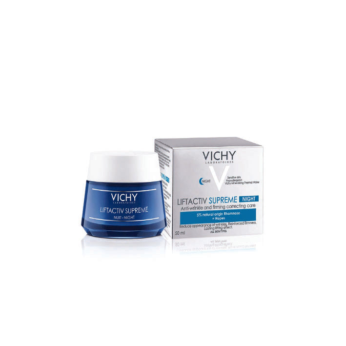 Vichy Liftactiv Supreme Night - Anti-Wrinkle and Firming Correcting Care - All Skin Types 50ML - MyKady