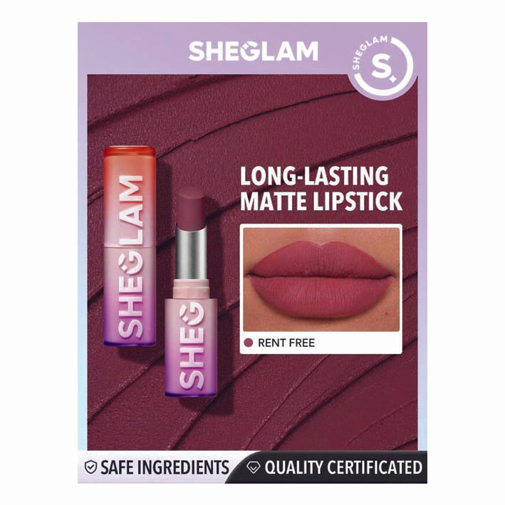 Sheglam Dynamatte Boom Long Lasting Matte Lipstick - MyKady
