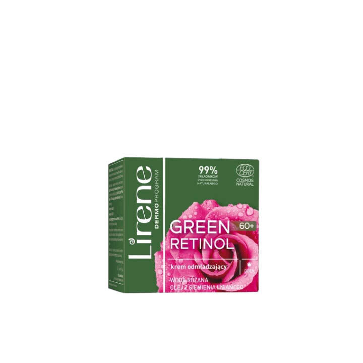 Lirene Green Retinol Rejuvenating Day Cream 60+ - MyKady
