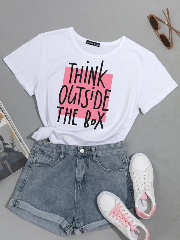 Think Outside The Box T-Shirt - MyKady