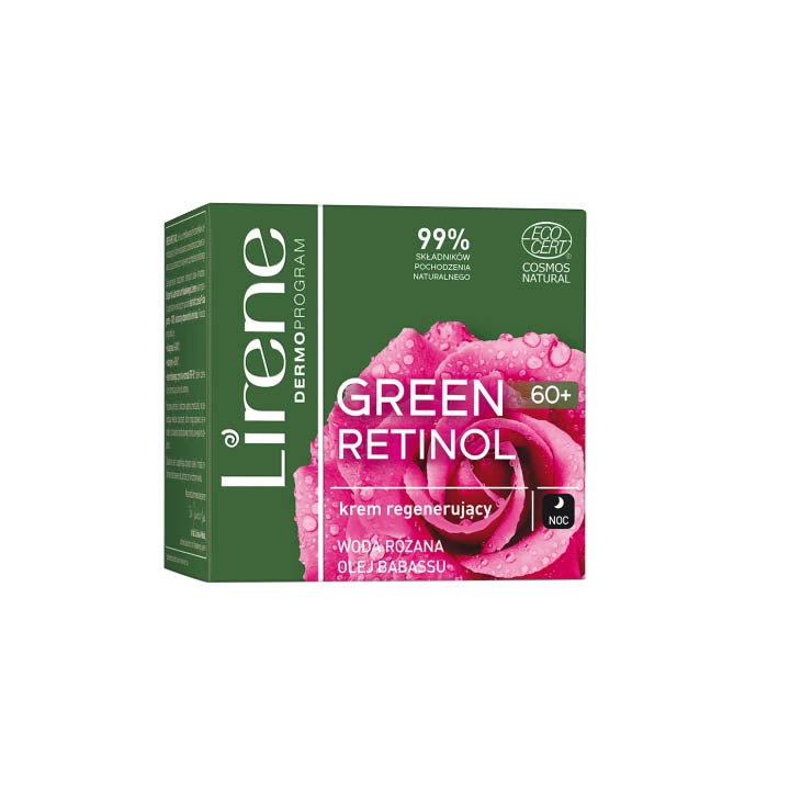 Lirene Green Retinol Regenerating Night Cream 60+ - MyKady