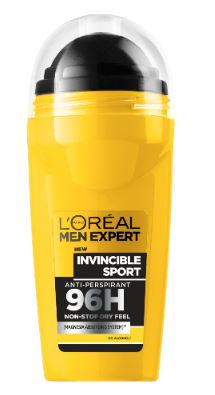 L'Oreal Men Expert Invincible Sport 96H Non-Stop - Roll-On - MyKady