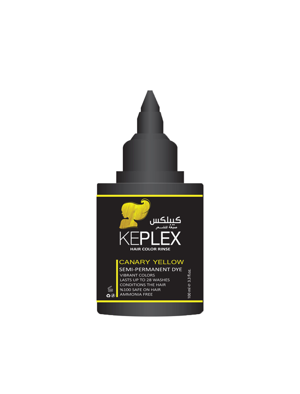 Keplex Crazy Colors Toner Canary Yellow 100 ML + FREE Mixing Bowl and Brush - MyKady