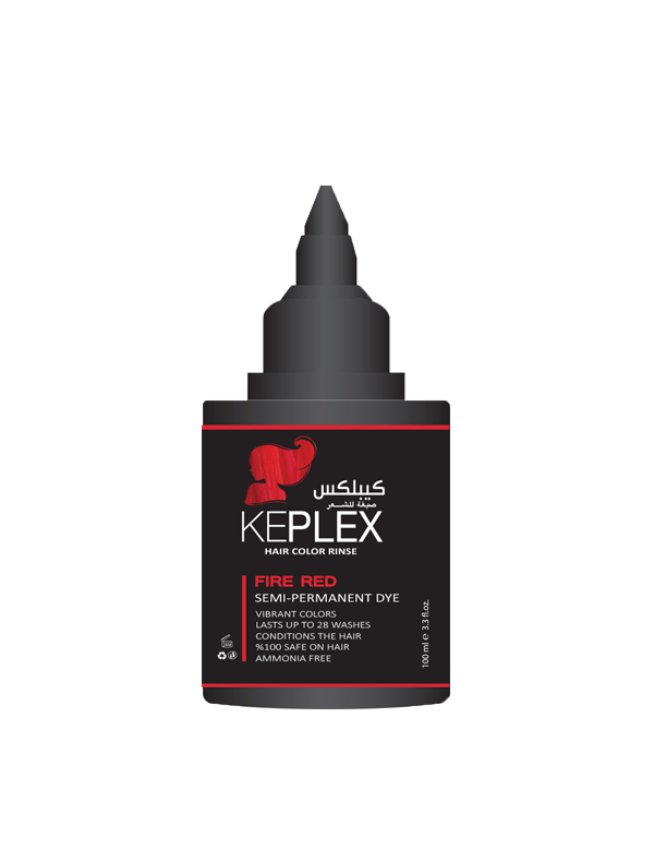 Keplex Crazy Colors Toner Fire Red 100 ML + FREE Mixing Bowl and Brush - MyKady