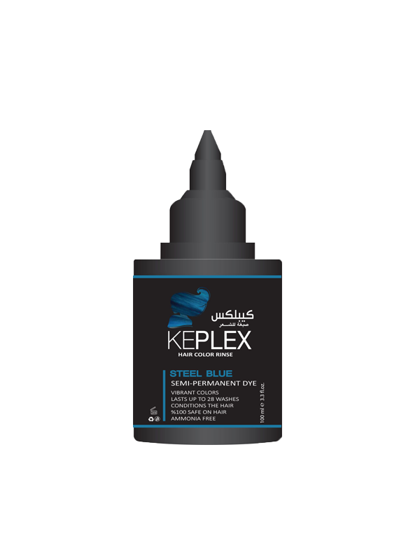 Keplex Crazy Colors Toner Steel Blue 100 ML + FREE Mixing Bowl and Brush - MyKady
