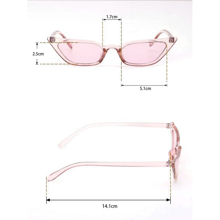 Cat Eye Sunglasses Light Pink - MyKady