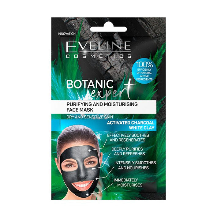 Eveline Botanic Expert Purifying & Moisturising Face Mask 2X5Ml - MyKady