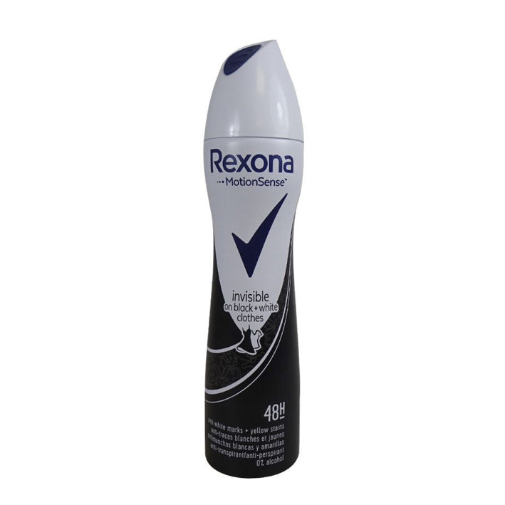 Rexona Invisible Black and White Spray 200ML - MyKady