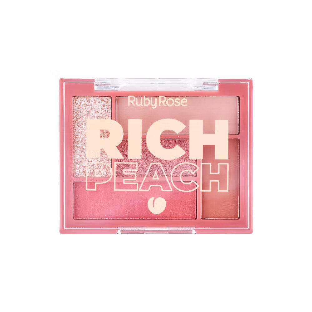 Ruby Rose Such Palette Eyeshadow Kit Rich Peach