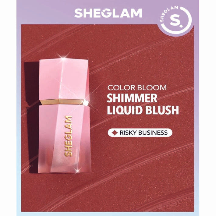 Sheglam Color Bloom Dayglow Liquid Blush Shimmer Finish - MyKady