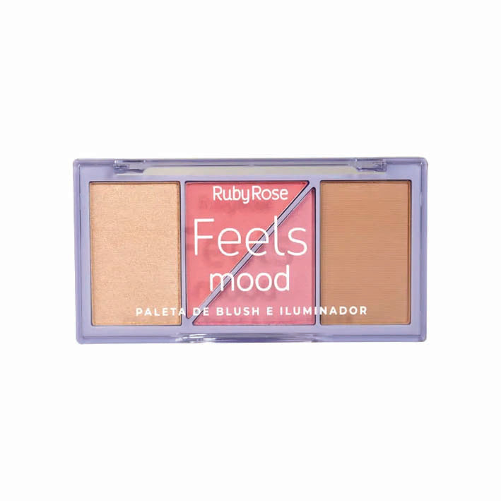 Ruby Rose Feels Mood Highlighter Blush and Contour - MyKady
