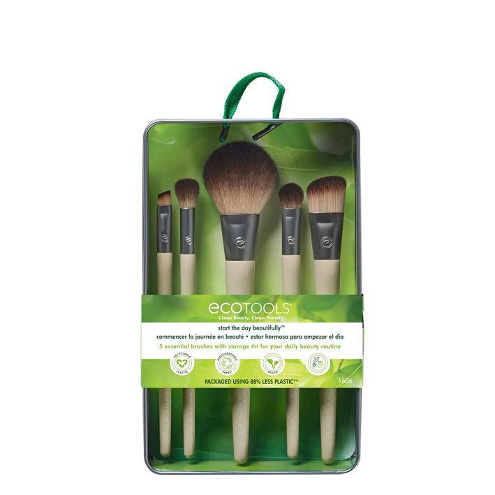 Ecotools Start The Day Beautifully Kit 5 Brushes - MyKady